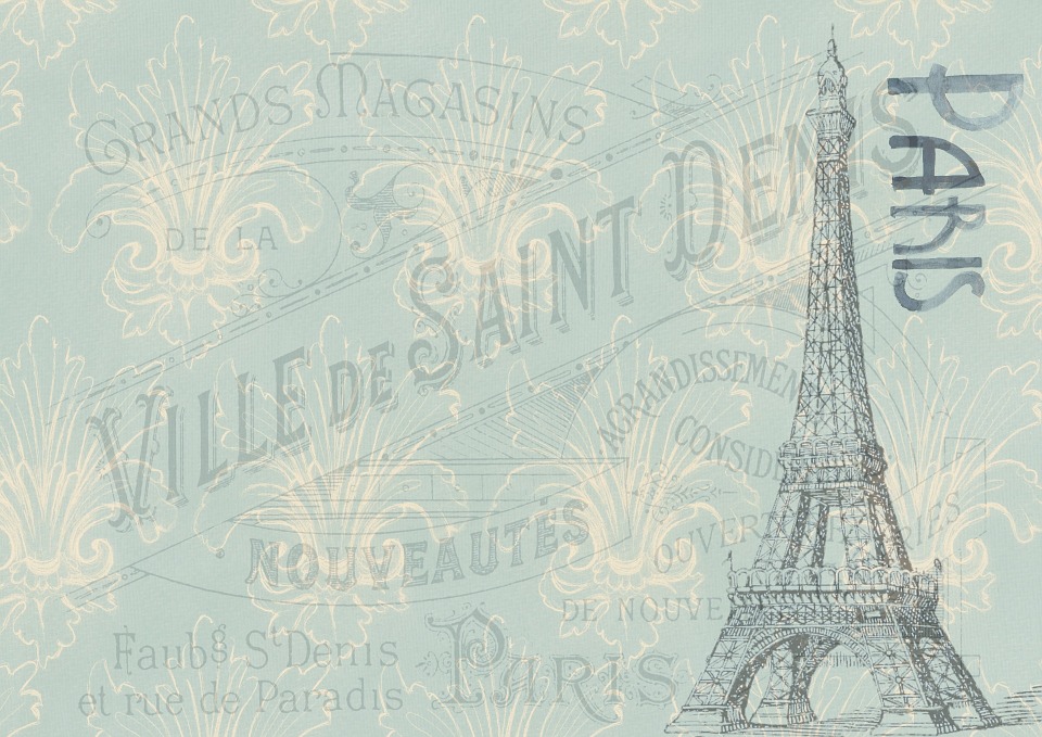 pohlednice z Paříže